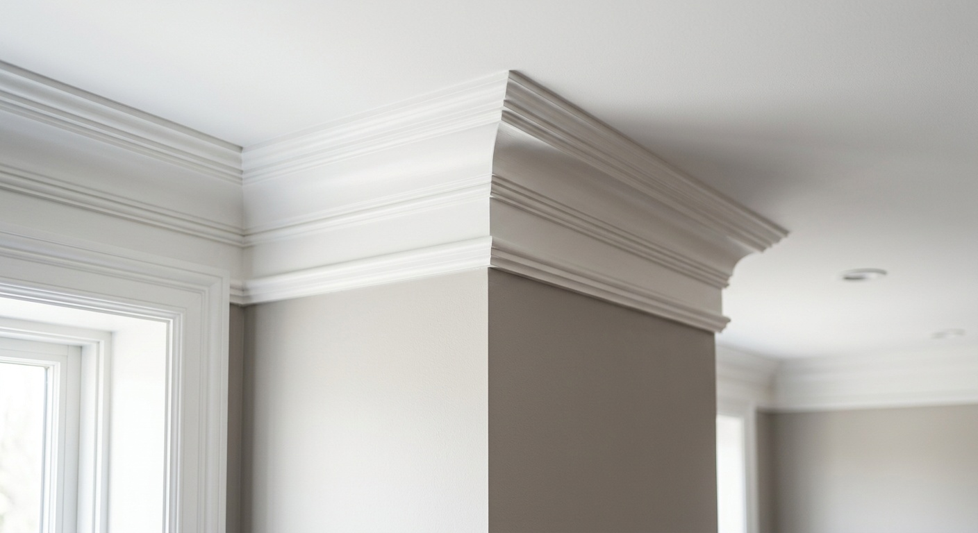 Crown molding installation