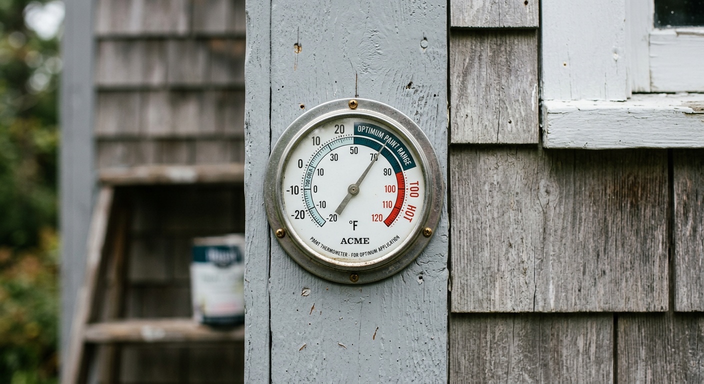 Exterior painting temperature